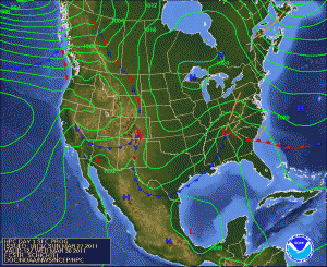 HPC forecast for Wed. morning