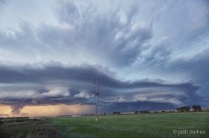 Storm outside of Malta, Montana
