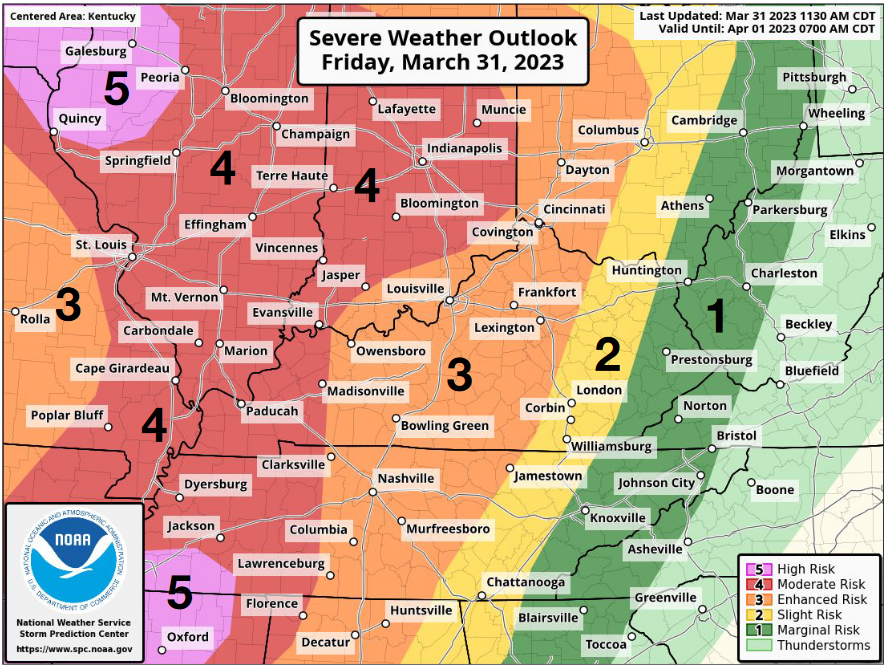 WKU Meteorology Discussion of MidSouth weather and climate and